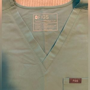 Ltd edition Figs Seaglass L high-waisted Yola pants and L petite Catarina top!